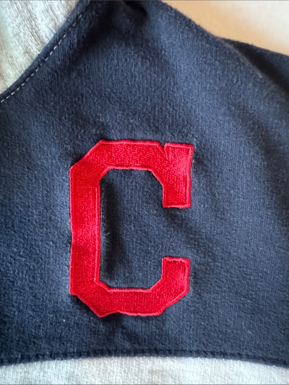 Genuine MLB Full Zip Hoodie Cleveland Indians DeadStock Logo XXL - Picture 4 of 6